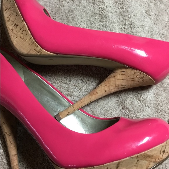 Guess Shoes Guess Hot Pink Heels 8 Poshmark